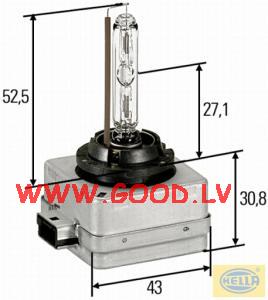 Ksenona spuldze Osram D1S