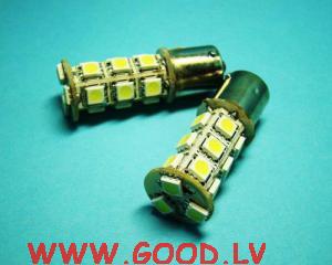 S25-RB-15S-18SMD 5050-W (2 gab.) balta