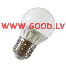 LED spuldze E27 4W 3000K