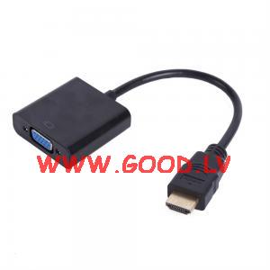 Monitora imitcija, monitor emulator New 1080P HDMI Male to VGA Female Video Converter Adapter Cable for PC DVD HDTV TV