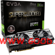 EVGA GTX 1070 SC Gaming Black Ed 8GB DDR5 DVI HDMI 3xDP video karte