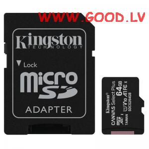 Kingston MICRO SDXC 64 GB UHS-I