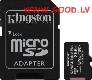 Kingston MICRO SDXC 256GB UHS-I