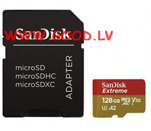 Sandisk Extreme MICRO SDXC 128 GB UHS-3