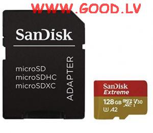 Sandisk Extreme MICRO SDXC 128 GB UHS-3