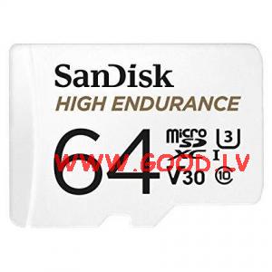 Sandisk High Endurance MICRO SDXC 64GB UHS-3