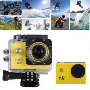Sporta kamera HD (dzeltena)